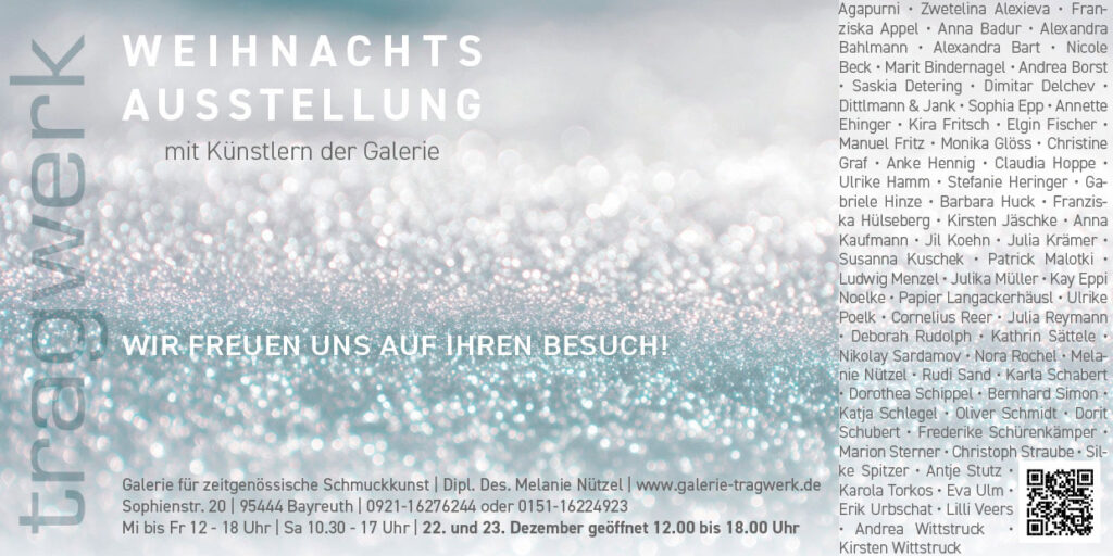 Einladungskarte Weihnachten 2025, Rückseite